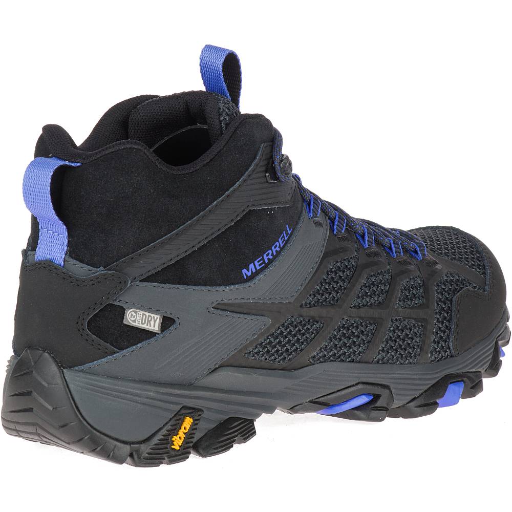 Merrell Moab Fst 2 Mid Waterproof Ofertas Botas De Montana Mujer Negros Morados