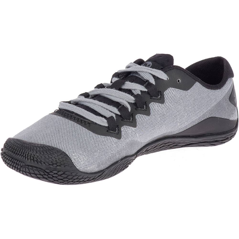 Merrell Vapor Glove 3 Luna Leather - Zapatos Barefoot Mujer Mexico - Grises